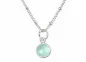 Preview: Aqua-Calcedon Kette silber