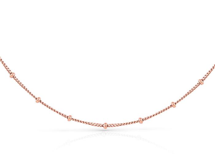 Kette mit Kugeln rosé