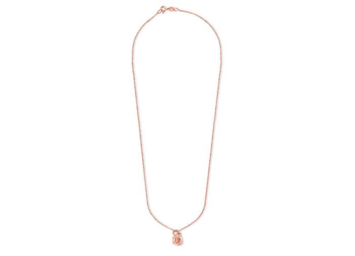 Kette mit Rosenblüte Anhänger